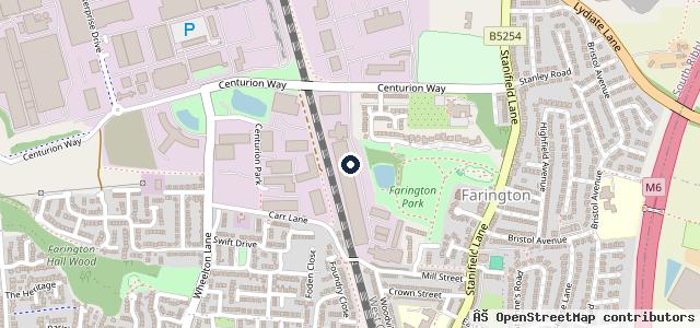 Map showing the location of Caravan and Motorhome Services North West Ltd