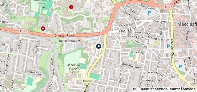 Map showing the location of Cheshire Auto Repair Specialist