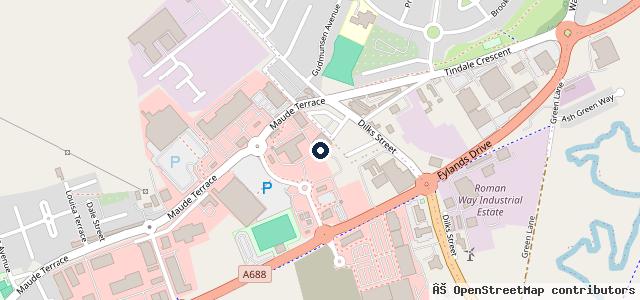 Map showing the location of First Stop RMH Vehicle Services