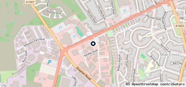 Map showing the location of Busseys | Norwich