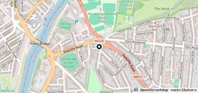 Map showing the location of Cosmetech Bodyshop