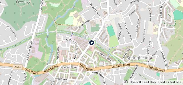 Map showing the location of Danny Bees Auto Keys