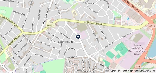 Map showing the location of Draycotts Kia & GWM