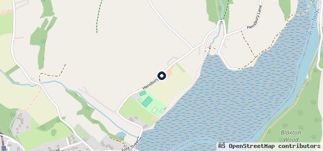 Map showing the location of Eastwood Garage
