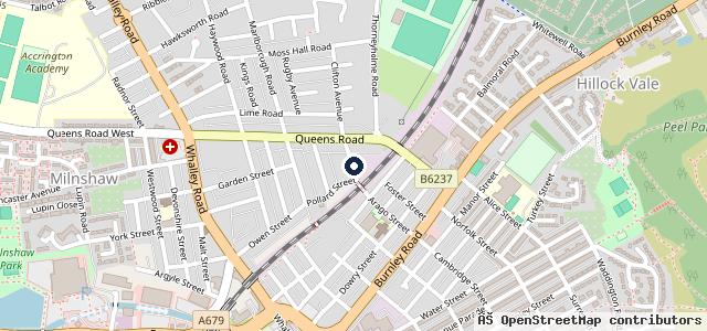 Map showing the location of Belgarth Garage