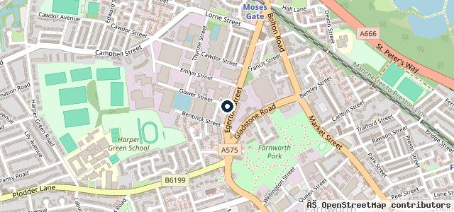 Map showing the location of Egerton Cars Ltd