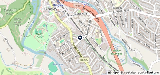 Map showing the location of Eldwick Autos Ltd