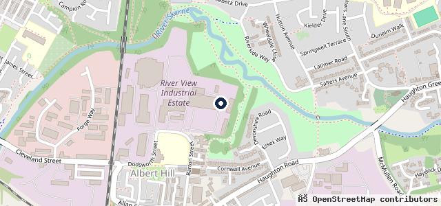 Map showing the location of J D M Motors