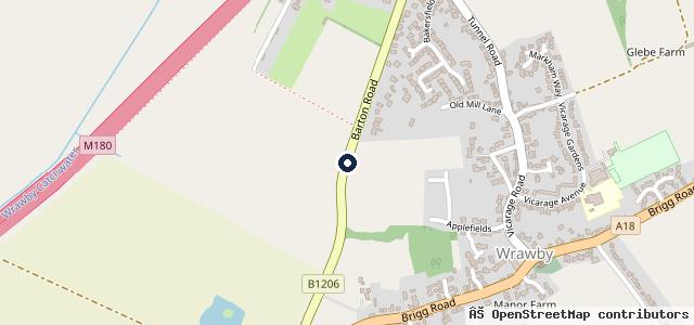 Map showing the location of Bosch Car Service - Elsham Garage Services
