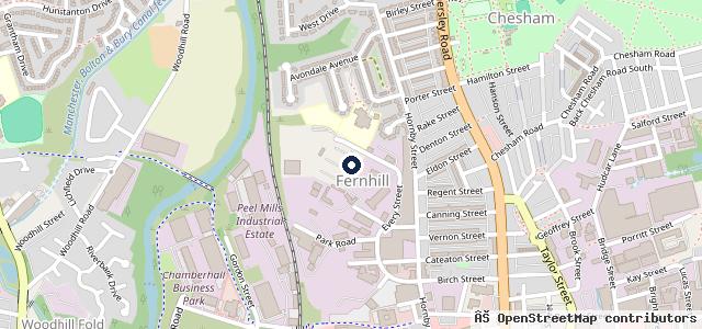 Map showing the location of Every Street Garage Ltd