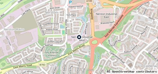 Map showing the location of ECS MOT Centre