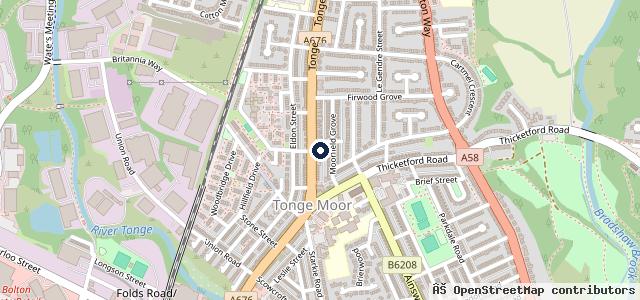 Map showing the location of Victoria Automobile Engineers & M.O.T Testing Station