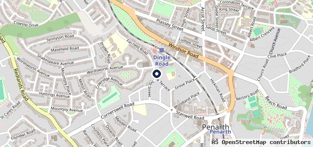 Map showing the location of Glamorgan Motors | Cardiff