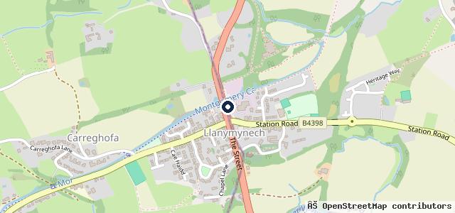 Map showing the location of Fix Auto Oswestry Welsh Borders