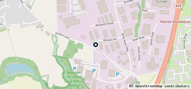 Map showing the location of Bracken Hill Autos Ltd