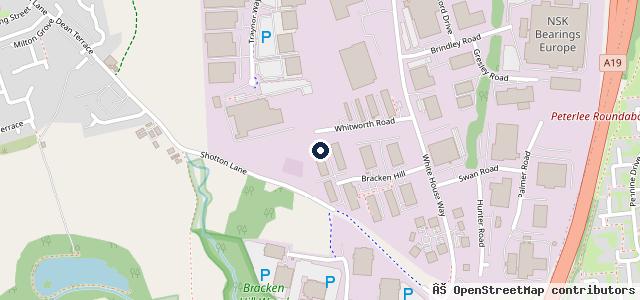 Map showing the location of Urban Autocare (peterlee)