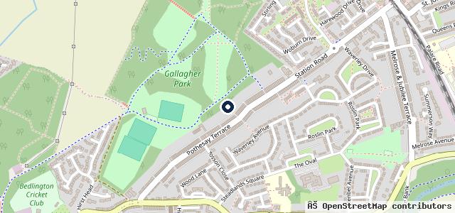 Map showing the location of Frasers Autobody