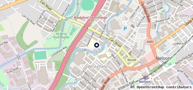 Map showing the location of Friends Motors MOT station