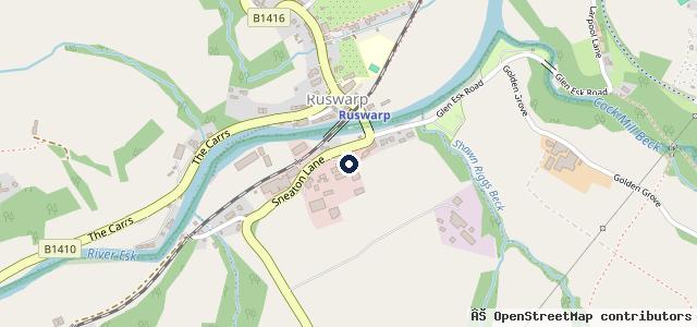 Map showing the location of Fylingdales Auto Services