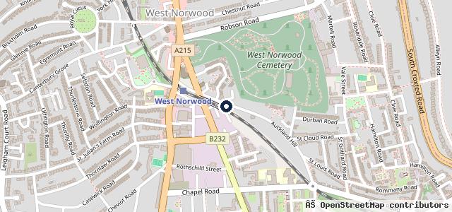 Map showing the location of Gauden Motors