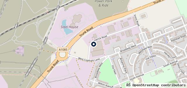 Map showing the location of Budget Tyres & Auto Centre