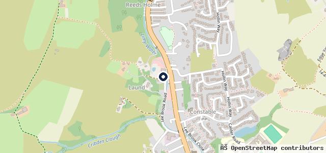 Map showing the location of Mb Motors Lea Brook Rd Rawtenstall