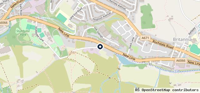 Map showing the location of NewLine Autos & MOT