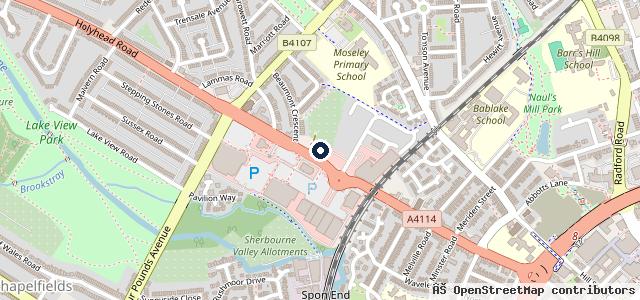 Map showing the location of Sytner BMW | Coventry