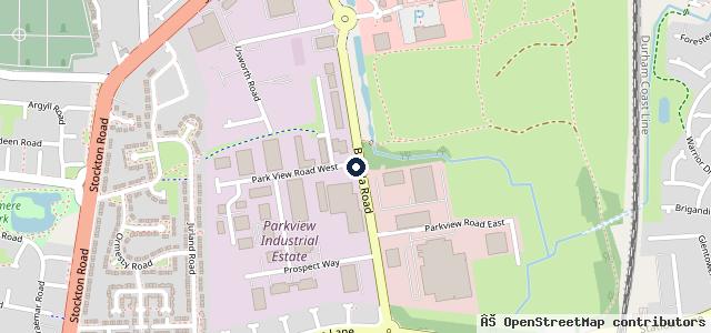 Map showing the location of H. Tones - Oxford Garage
