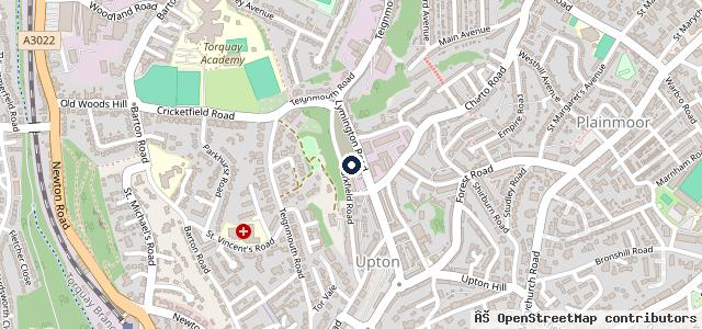 Map showing the location of Halfords Autocentre