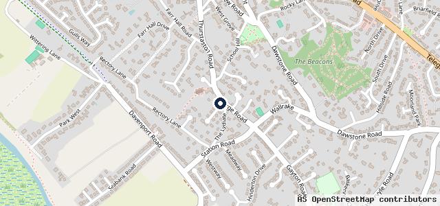 Map showing the location of Lower Village Garage | Heswall