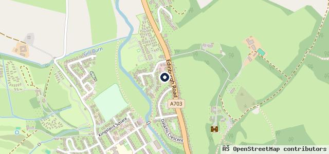 Map showing the location of Harrisons Ford Centre