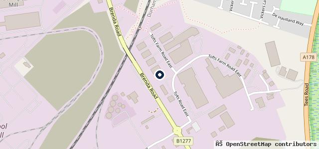 Map showing the location of Hartlepool Borough Council