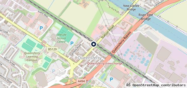 Map showing the location of HiQ Tyres & Autocare Queensferry