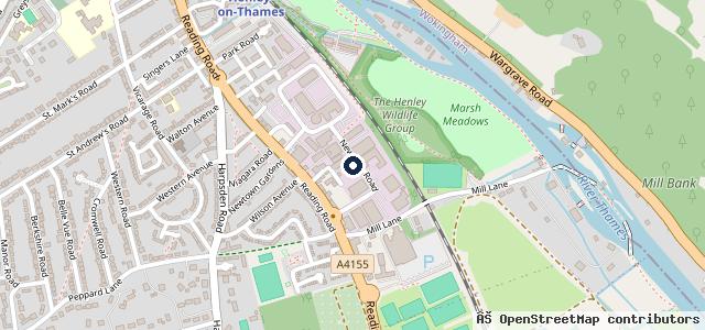 Map showing the location of Hofmann’s of Henley