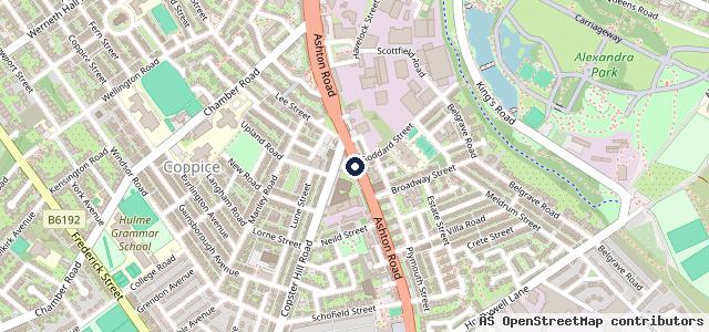 Map showing the location of Auto Serve Service Repair & Car sales Specialist