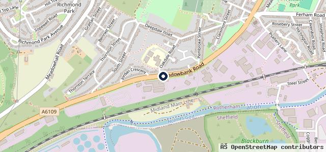 Map showing the location of Mac service and repairs LTD