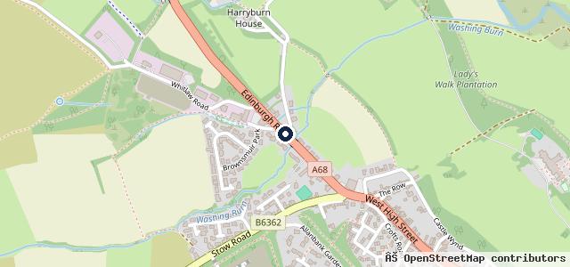Map showing the location of Inchkeith Motors