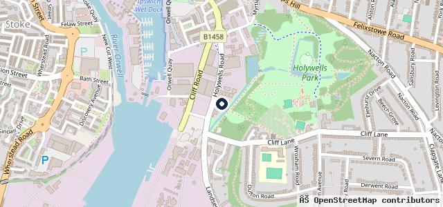 Map showing the location of Ipswich Tyre Centre Ltd
