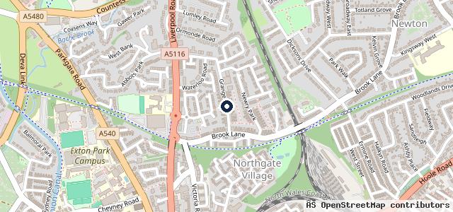 Map showing the location of Js Motors (Chester) Ltd