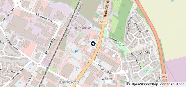 Map showing the location of JT Hughes