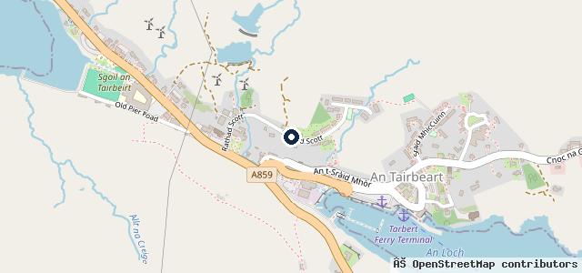 Map showing the location of Harris Garage