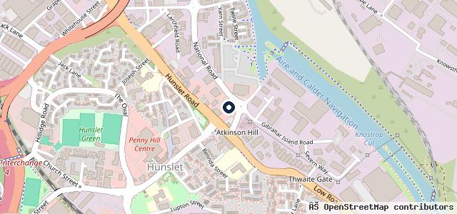 Map showing the location of Eagle Car Centre