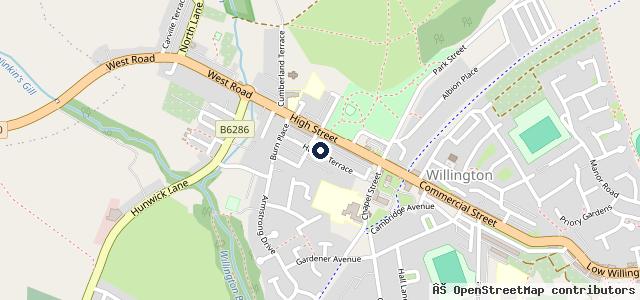 Map showing the location of Kev's Autos