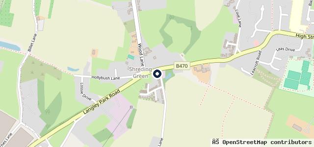 Map showing the location of Kwik Fit - Iver