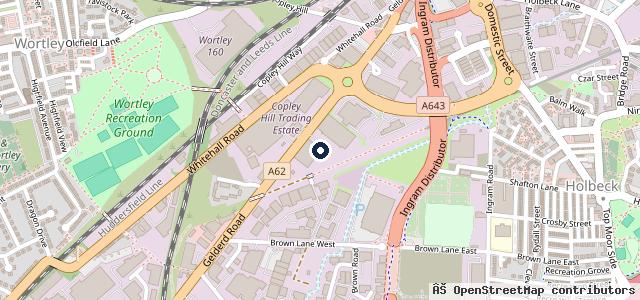Map showing the location of IdealMotorsLeed