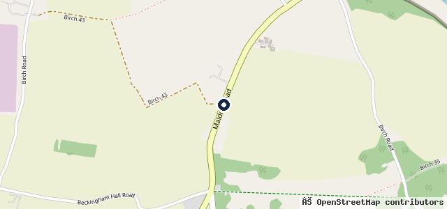 Map showing the location of Lawes Garage The Ford Centre Colchester