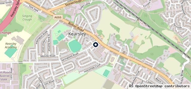 Map showing the location of Gep Motor Engineers Ltd