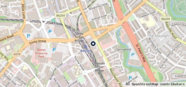 Map showing the location of MA Service Centre