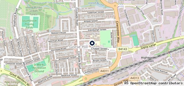 Map showing the location of M & B Auto Centre